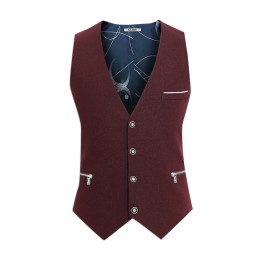 WC016 Design fashion casual men's waistcoat  Zipper bag Vest store WC016 Design fashion casual men's waistcoat  Zipper bag Vest store